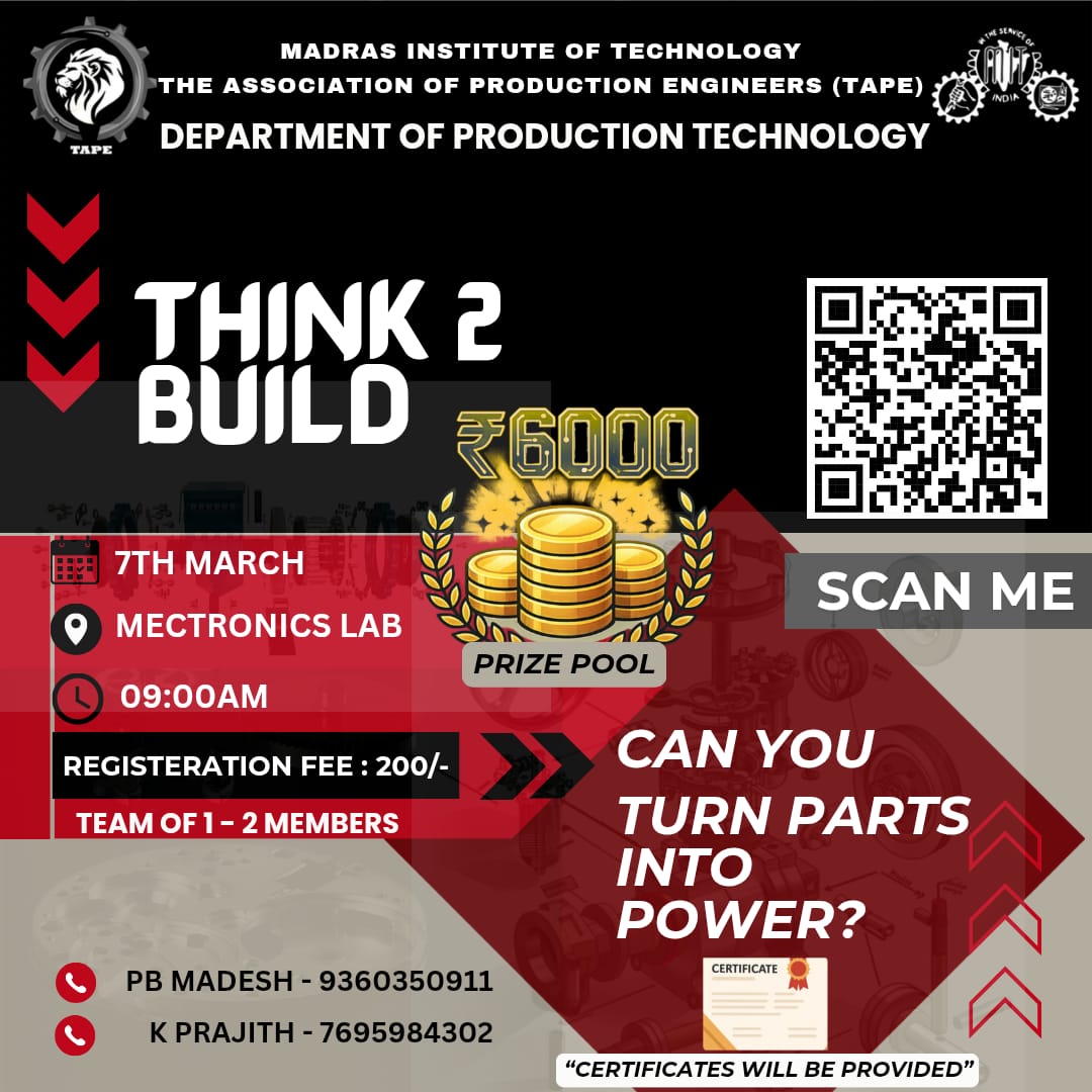 EXPRO'26 - Think 2 Build Technical Event Poster 